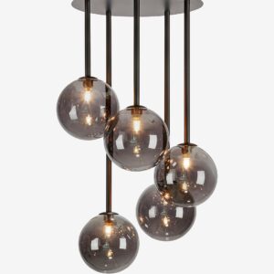 Markslöjd – Plafond UNIVERSE 5L – Svart – Takpendlar – Från Homeroom