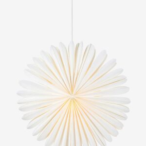Markslöjd – SOL pappersstjärna 60 cm – Vit – Adventsstjärnor – Från Homeroom
