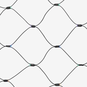 Markslöjd – Slinga Nät Chrissline 1,7x2m 100L Multi Extra – Svart – Ljusslingor – Från Homeroom