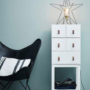 Markslöjd – Stjärna Asterix 3D – Svart – Adventsstjärnor – Från Homeroom