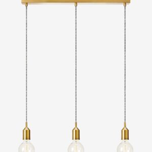 Markslöjd – Taklampa BRONX 3L Rak – Brons – Takpendlar – Från Homeroom