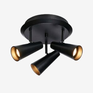 Markslöjd – Taklampa CREST 3L Rund – Svart – Takpendlar – Från Homeroom