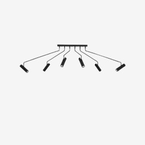 Markslöjd – Taklampa RAMUS 6L – Svart – Takpendlar – Från Homeroom