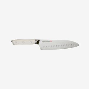 Markus Aujalay – Japansk Kockkniv Damaskus 30 cm – Silver – Köksknivar & tillbehör – Från Homeroom
