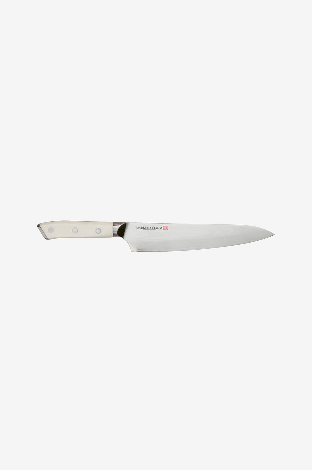 Markus Aujalay – Kockkniv Damaskus 32 cm – Silver – Köksknivar & tillbehör – Från Homeroom