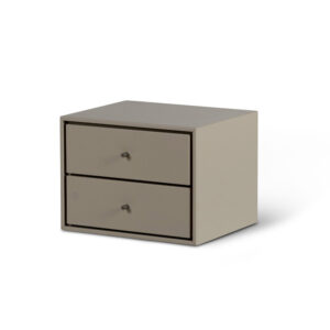 Mavis Volt Vägghängt Sängbord 35×28.5×26 Beige