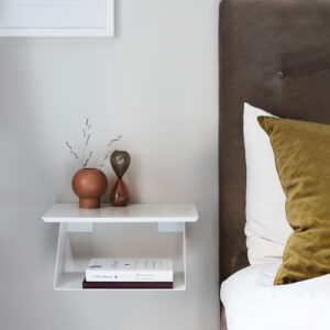 Maze Edgy Vägghängt Sängbord 37.5x25x17,5 Svart