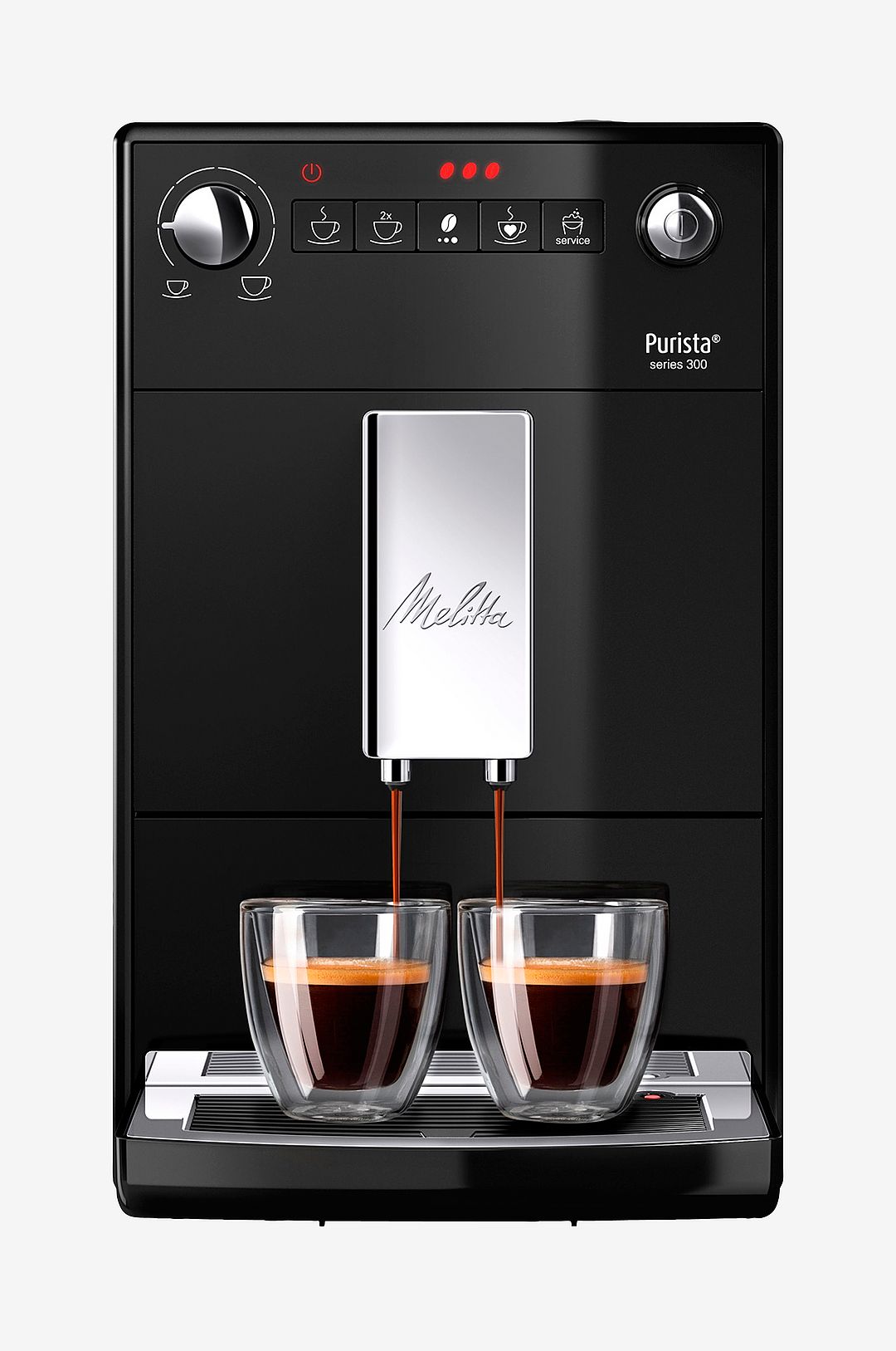 Melitta – Purista Svart Helautomatisk kaffemaskin – Kaffebryggare – Från Homeroom