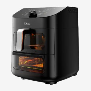Midea – Airfryer 2 i 1 Kombination Med Ugn 6,4 + 4,4 Liter – Fritöser & riskokare – Från Homeroom