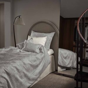 Mille Notti Honeysuckle & Tulip Blommigt Örngott 50×90 Grå