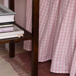 Mille Notti Laura Check Piccolo Sängkappa 160×44 Rosa