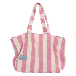 Mille Notti Positano Strandväska 58×35 Rosa/gul