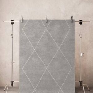 NANCY luggmatta Ljusgrå/naturvit