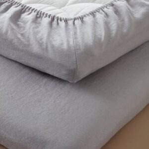 NATTKVIST dra-på-lakan Ljusgrå