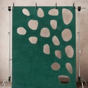 NELUMBO ullmatta 200×300 cm Grön