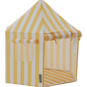 NEO djurtält Solgul/vit