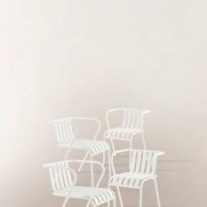 NERJA karmstol 4-pack Vit