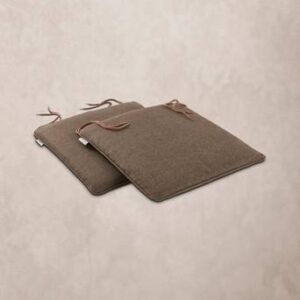 NERJA sittdyna karmstol 2-pack Brun