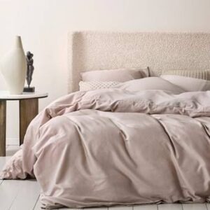 NEZZIE påslakanset dubbelsäng Beige