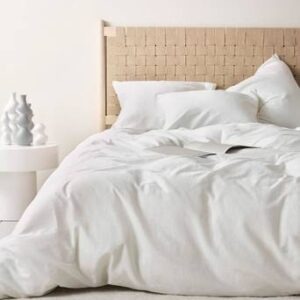 NEZZIE påslakanset dubbelsäng Vit