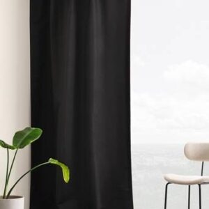 NIKA mörkläggningsgardin – 1 längd Svart