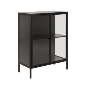 NIKKI Displayskåp Svart