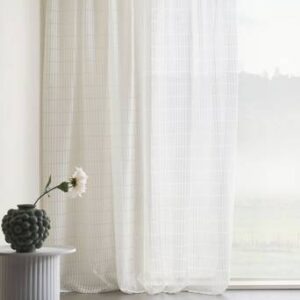 NILA multifunktionsgardin 1 längd – extra bred Naturvit