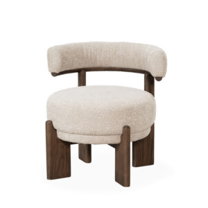 NODA Fåtölj Offwhite/Brun