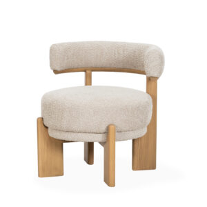 NODA Fåtölj Offwhite/Natur