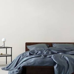 NOELA påslakanset enkelsäng Gråblå
