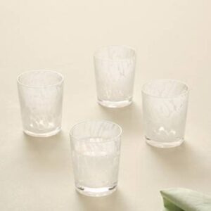 NOR glas 4-pack Transparent/vit