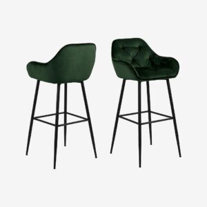 AC Design Furniture – Barstol Alice, 2-pack – Grön – Barstolar & pallar – Från Homeroom