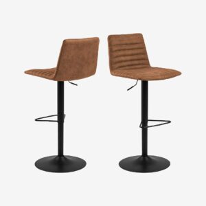 AC Design Furniture – Barstol Ayden, 2-pack – Brun – Barstolar & pallar – Från Homeroom