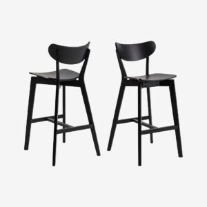 AC Design Furniture – Barstol Roxby 2-pack – Svart – Barstolar & pallar – Från Homeroom