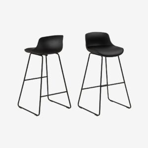 AC Design Furniture – Barstol Tiam 2-pack 76 cm – Svart – Barstolar & pallar – Från Homeroom
