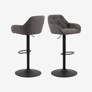 AC Design Furniture – Brooke barstol, 2-p – Grå – Barstolar & pallar – Från Homeroom