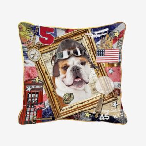 Tusent – Dekorativ kudde Bruno – Flerfärgad – Prydnadskuddar & kuddfodral – Från Homeroom