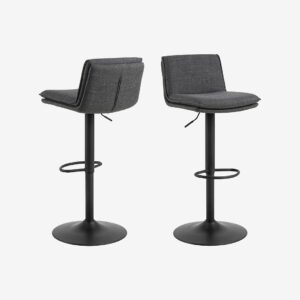 AC Design Furniture – Flynn barstol 2-pack – Grå – Barstolar & pallar – Från Homeroom