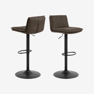 AC Design Furniture – Flynn barstol 2-pack – Grå – Barstolar & pallar – Från Homeroom