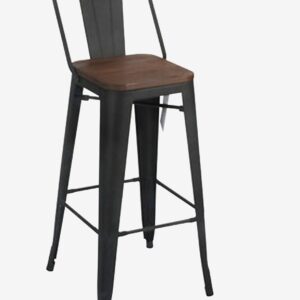 Tusent – I Frankrike Barstol 2-pack – Svart – Barstolar & pallar – Från Homeroom