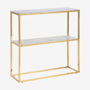 AC Design Furniture – Konsolbord Kasper 26 x 79,5 cm – Mässing – Avlastningsbord & sidobord – Från Homeroom
