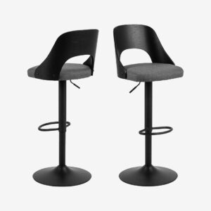 NORDFORM – Lucy barstol 2-pack – Grå – Barstolar & pallar – Från Homeroom