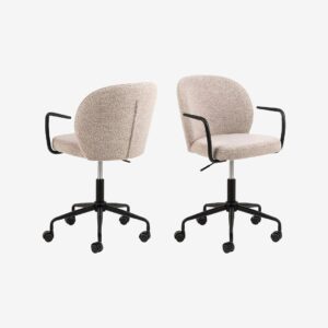 AC Design Furniture – Patricia skrivbordsstol – Beige – Skrivbordsstolar – Från Homeroom