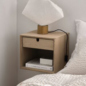 AC Design Furniture – Sängbord, Allan Höjd 33 cm – Natur – Sängbord – Från Homeroom