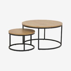 AC Design Furniture – Satsbord Alde, set om 2 – Brun – Soffbord – Från Homeroom