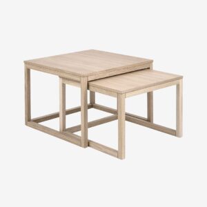 AC Design Furniture – Satsbord, Julian 2-delar – Vit – Soffbord – Från Homeroom