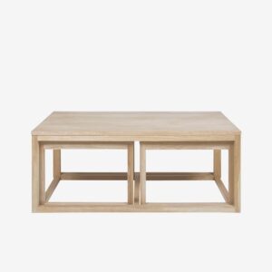 AC Design Furniture – Satsbord, Julian 3-delar – Vit – Soffbord – Från Homeroom
