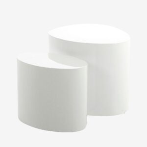 AC Design Furniture – Sidobord Molly, set om 2 – Vit – Småbord – Från Homeroom
