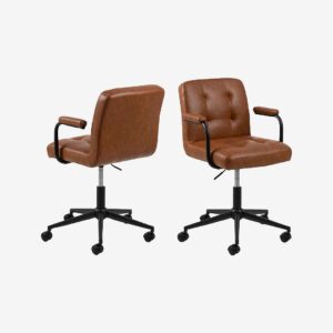 AC Design Furniture – Skrivbordsstol Wilton – Brun – Skrivbordsstolar – Från Homeroom