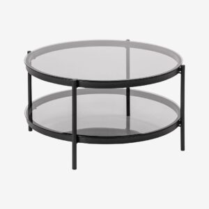 AC Design Furniture – Soffbord Li, Diameter 75 cm – Svart – Soffbord – Från Homeroom